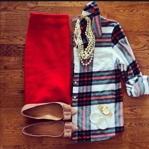 RARE J.Crew Rock Salt Plaid Flannel Button-Down!